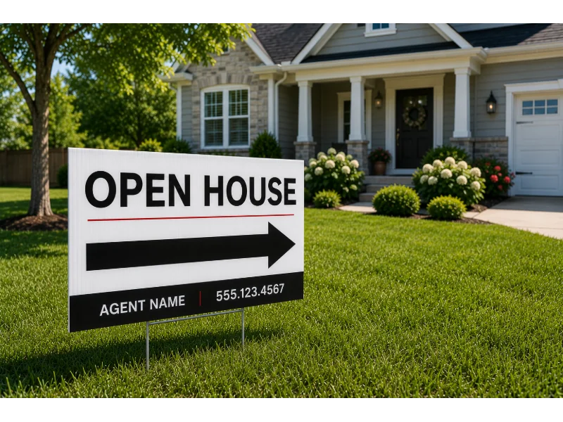 Open House / Directional Signs