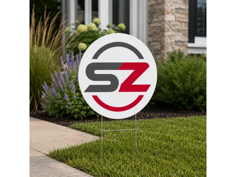 Die-Cut Yard Signs (2-Sided)