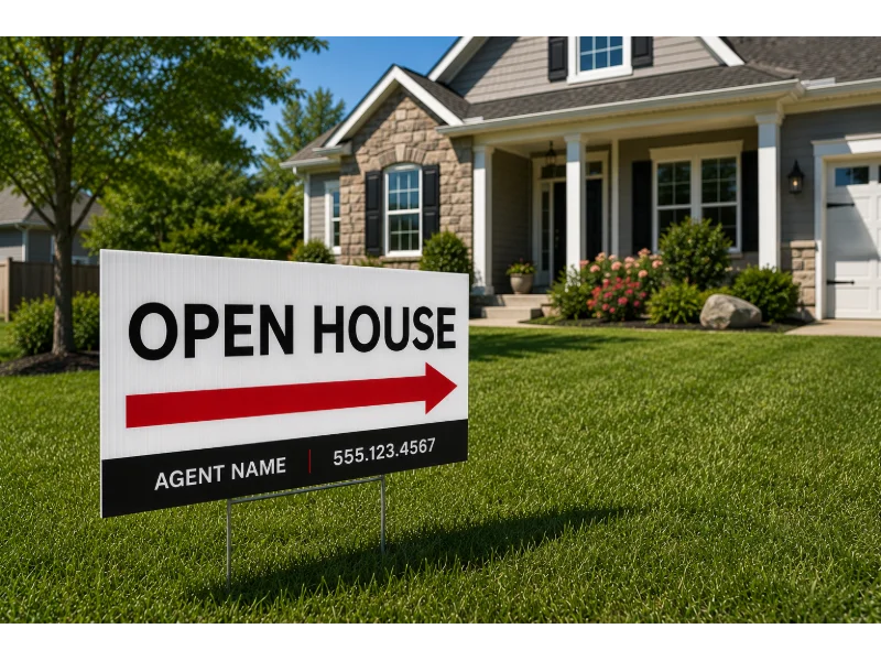 Open House / Directional Signs