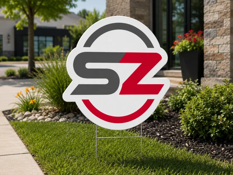Die-Cut Yard Signs (1-Sided)