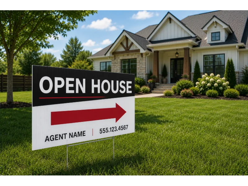 Open House / Directional Signs
